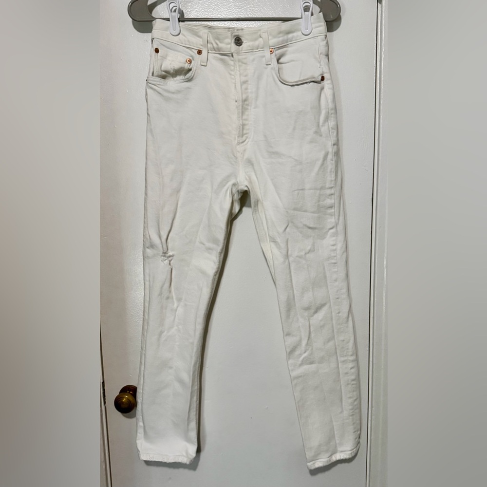 Citizens Of Humanity Ivory Straight Leg Jeans